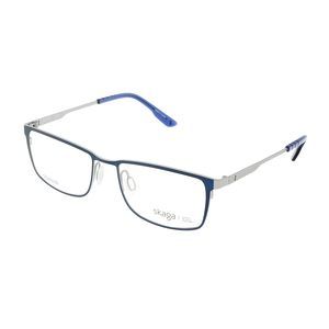 New SKAGA SK-3010 424 Blue & Silver Titanium STIEG Eyeglasses 55/18/150